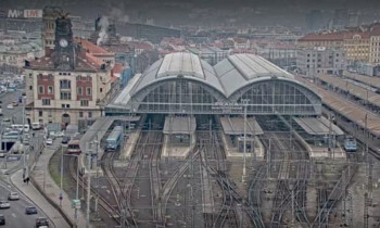 Slika pregleda web-kamere Prague Main Railway Station